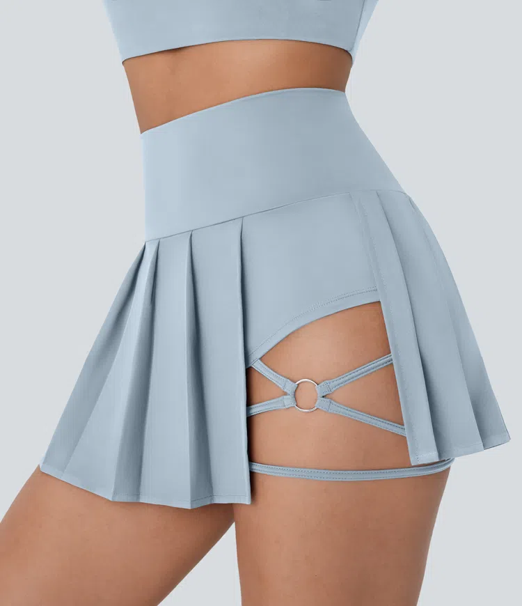 Pleated Mini Skirt