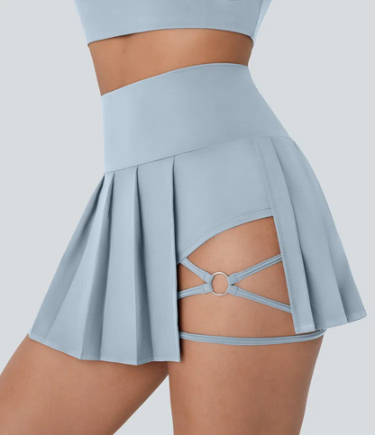Pleated Mini Skirt