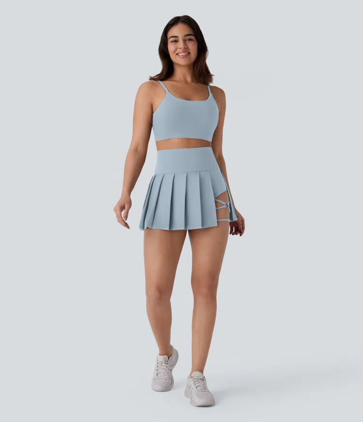 Pleated Mini Skirt