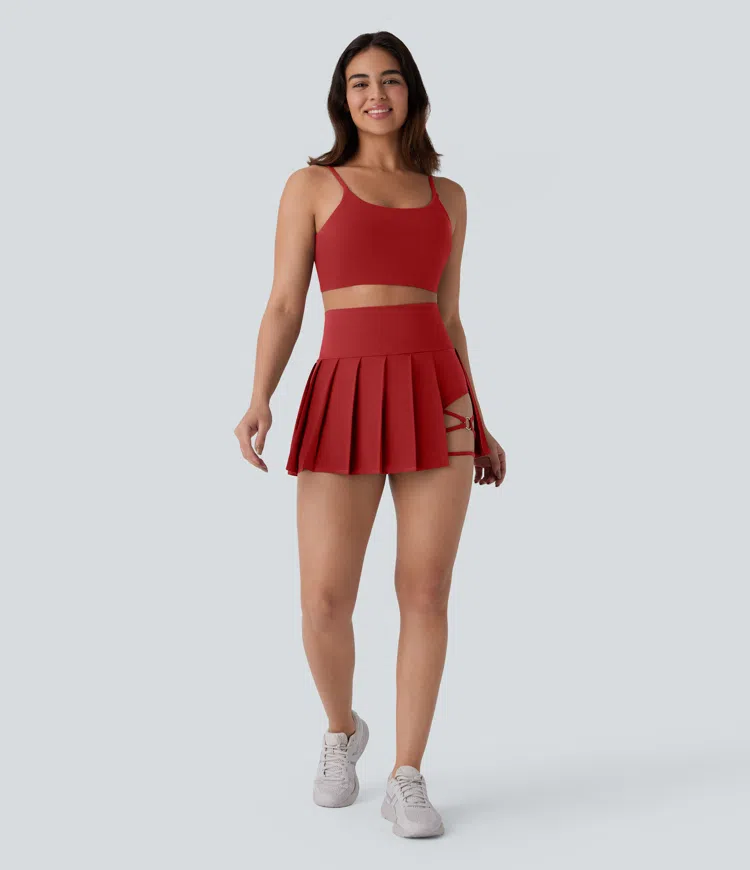 Pleated Mini Skirt