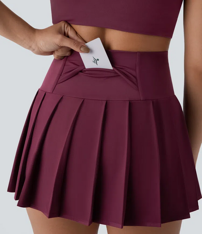 Pleated Mini Skirt