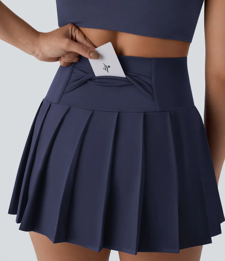 Pleated Mini Skirt