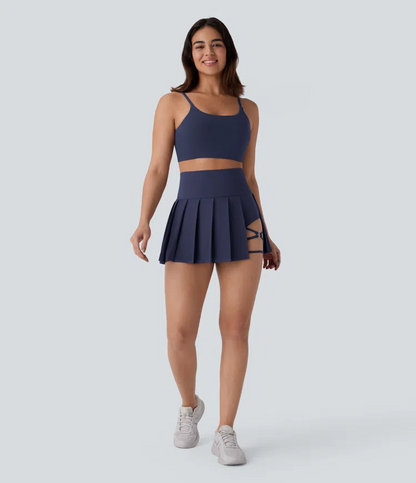 Pleated Mini Skirt