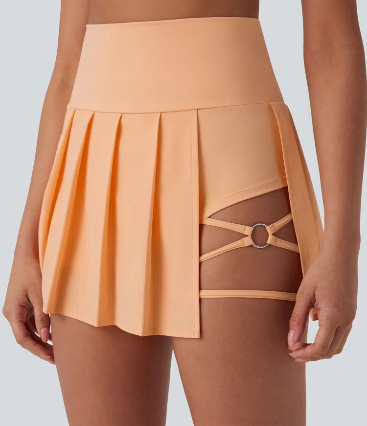 Pleated Mini Skirt