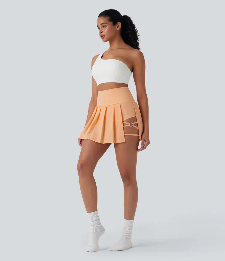 Pleated Mini Skirt