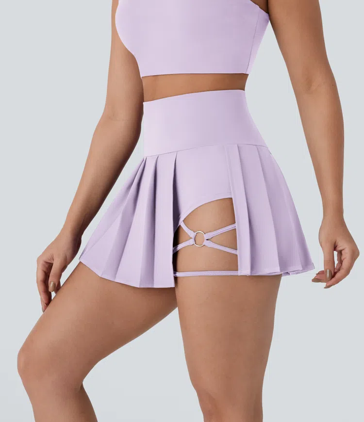 Pleated Mini Skirt