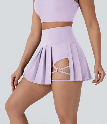 Pleated Mini Skirt