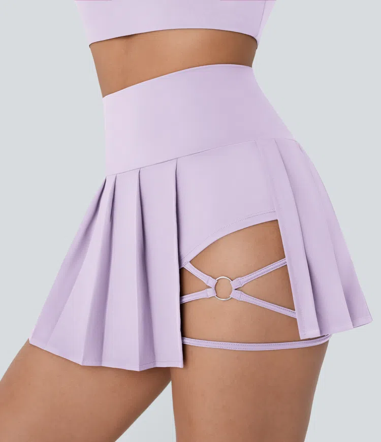 Pleated Mini Skirt