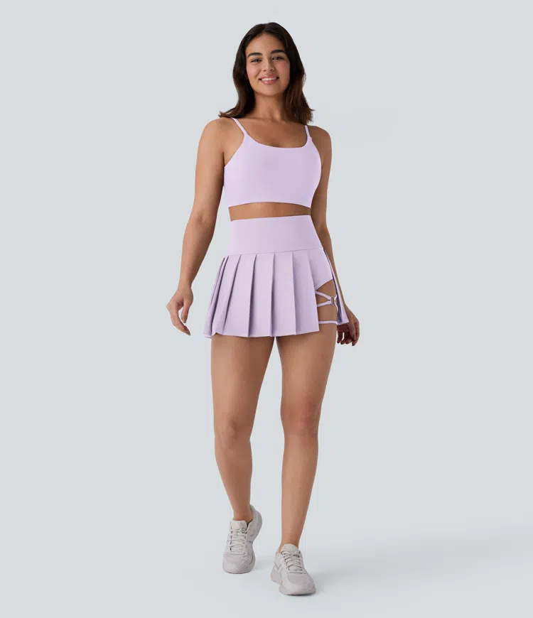Pleated Mini Skirt