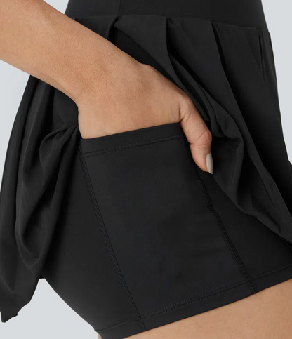 Pleated Mini Skirt