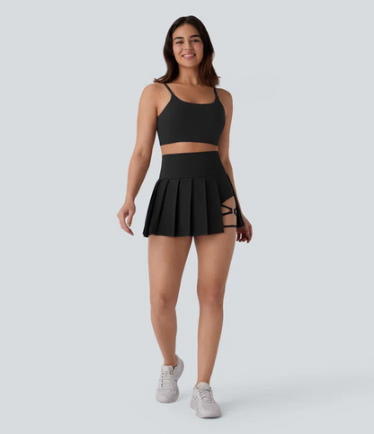 Pleated Mini Skirt