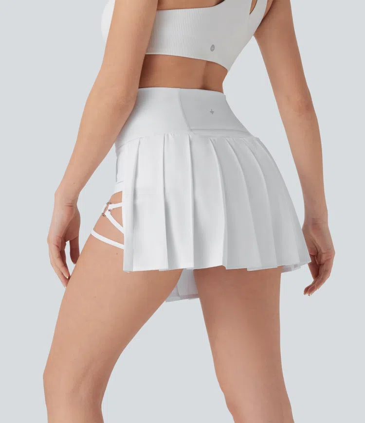 Pleated Mini Skirt