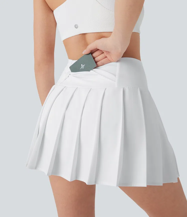 Pleated Mini Skirt