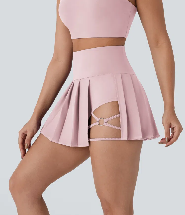 Pleated Mini Skirt