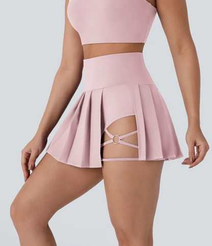Pleated Mini Skirt