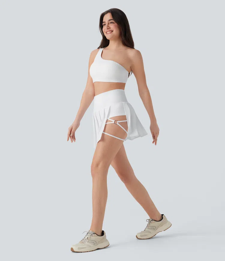 Pleated Mini Skirt