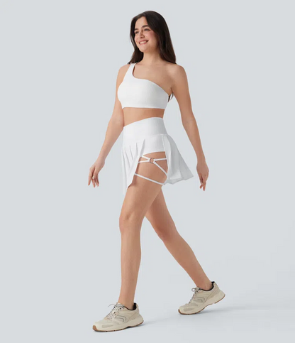 Pleated Mini Skirt