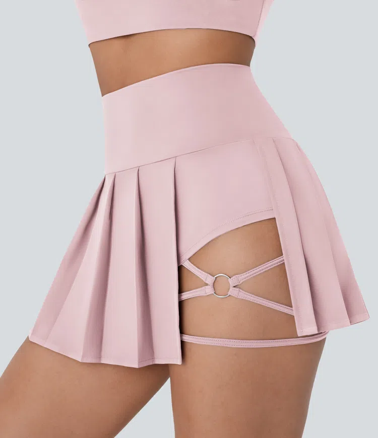 Pleated Mini Skirt