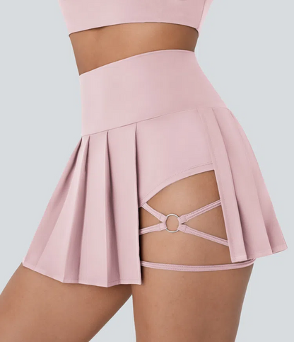 Pleated Mini Skirt