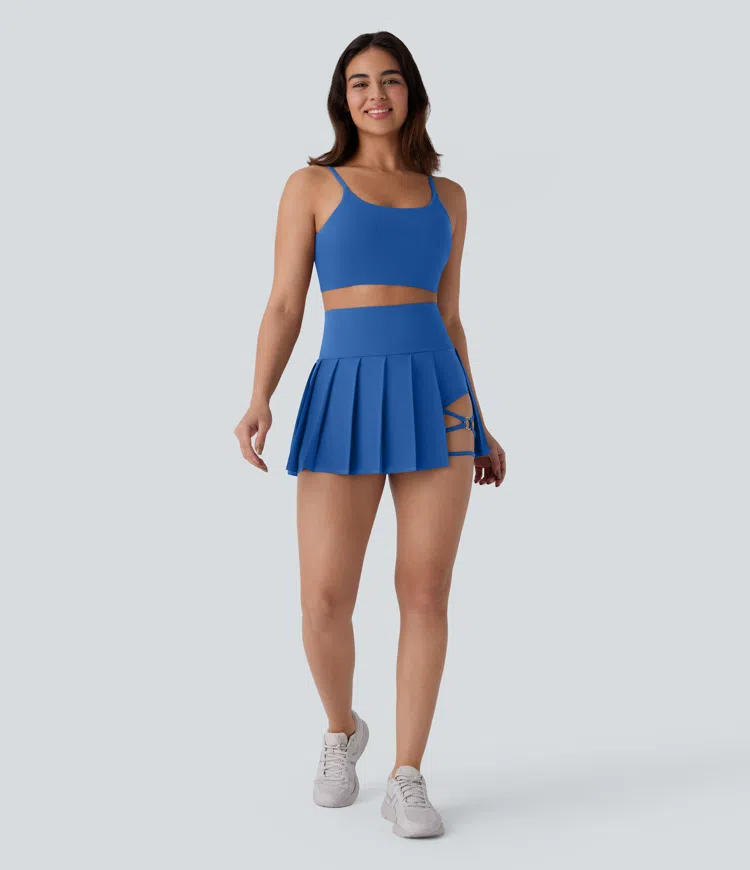 Pleated Mini Skirt