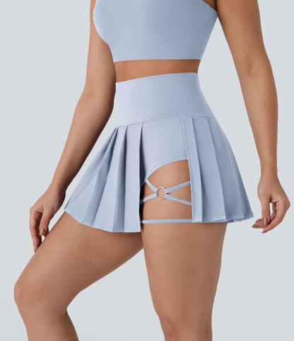 Pleated Mini Skirt