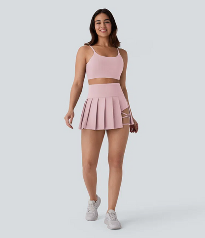 Pleated Mini Skirt