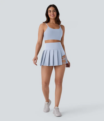 Pleated Mini Skirt