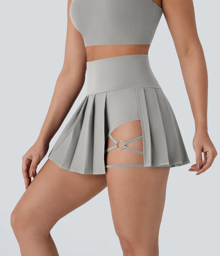 Pleated Mini Skirt