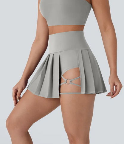 Pleated Mini Skirt
