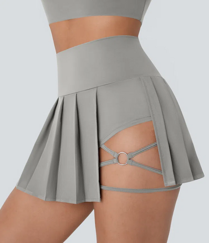 Pleated Mini Skirt