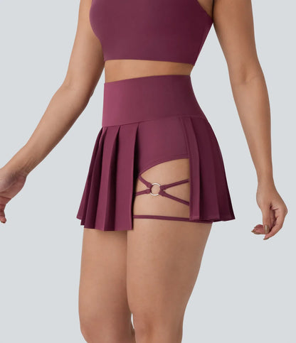 Pleated Mini Skirt